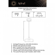 Подвесной светильник Aployt Stefa APL.648.16.10 цвет плафона/подвески Бронза, цвет арматуры Черный-2