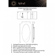 Накладной светильник Aployt Tommaso APL.650.11.05 цвет плафона/подвески Серебро, цвет арматуры Серебро-1