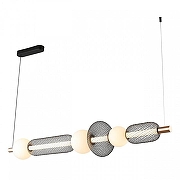 Подвесной светильник Aployt N1kus1a APL.658.03.29 цвет плафона/подвески Золото, Черный, цвет арматуры Черный-1