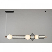 Подвесной светильник Aployt N1kus1a APL.658.03.29 цвет плафона/подвески Золото, Черный, цвет арматуры Черный-2