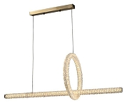 Подвесной светильник Aployt Esm APL.662.03.63 цвет плафона/подвески Прозрачный, цвет арматуры Латунь-1