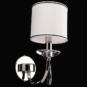 Бра Aployt Hadr1nn APL.705.01.01 цвет плафона/подвески Бежевый, Прозрачный, цвет арматуры Прозрачный, Хром-2