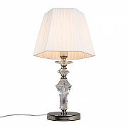 Настольная лампа Aployt Jula APL.707.04.01 цвет плафона/подвески Белый, цвет арматуры Прозрачный, Хром-4