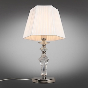 Настольная лампа Aployt Jula APL.707.04.01 цвет плафона/подвески Белый, цвет арматуры Прозрачный, Хром-5