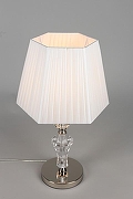 Настольная лампа Aployt Jula APL.707.04.01 цвет плафона/подвески Белый, цвет арматуры Прозрачный, Хром-7