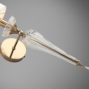 Бра Aployt K1n1a APL.708.11.01 цвет плафона/подвески Белый, Прозрачный, цвет арматуры Латунь-2