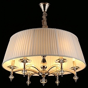 Подвесной светильник Aployt Lyus1 APL.711.06.06 цвет плафона/подвески Белый, цвет арматуры Прозрачный, Хром-1