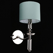 Бра Aployt N1kolet APL.714.01.01 цвет плафона/подвески Бирюзовый, цвет арматуры Прозрачный, Хром-1