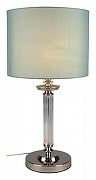 Настольная лампа Aployt Nikolet APL.714.04.01 цвет плафона/подвески Бирюзовый, цвет арматуры Прозрачный, Хром