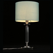 Настольная лампа Aployt Nikolet APL.714.04.01 цвет плафона/подвески Бирюзовый, цвет арматуры Прозрачный, Хром-1