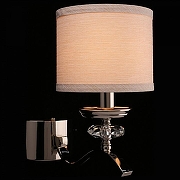 Бра Aployt Ok1n APL.715.01.01 цвет плафона/подвески Бежевый, цвет арматуры Прозрачный, Хром-3