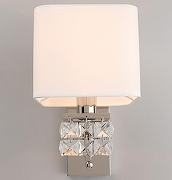 Бра Aployt 1ren1 APL.736.01.01 цвет плафона/подвески Белый, Прозрачный, цвет арматуры Хром-8