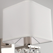 Бра Aployt 1ren1 APL.736.01.01 цвет плафона/подвески Белый, Прозрачный, цвет арматуры Хром-10