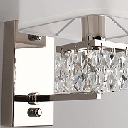 Бра Aployt 1ren1 APL.736.01.01 цвет плафона/подвески Белый, Прозрачный, цвет арматуры Хром-12