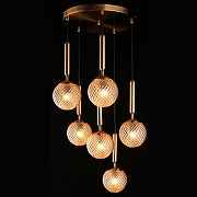 Подвесной светильник Aployt Shantal APL.766.03.06 цвет плафона/подвески Коричневый, цвет арматуры Бронза-3