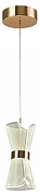 Подвесной светильник Aployt Charlayn APL.771.06.08 цвет плафона/подвески Прозрачный, цвет арматуры Золото-1