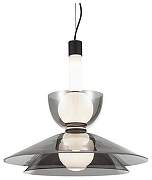 Подвесной светильник Aployt Daga APL.772.16.12 цвет плафона/подвески Белый, Серый, цвет арматуры Черный