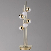 Настольная лампа Aployt Delfin APL.774.04.18 цвет плафона/подвески Белый, цвет арматуры Золото