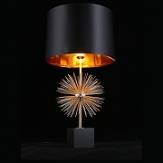 Настольная лампа Aployt Bozena APL.816.04.01 цвет плафона/подвески Черный, цвет арматуры Золото, Черный