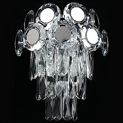 Накладной светильник Aployt N1koul APL.832.11.02 цвет плафона/подвески Прозрачный, Хром, цвет арматуры Хром-15