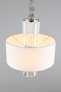 Подвесной светильник Aployt Karola APL.841.03.04 цвет плафона/подвески Белый, Прозрачный, цвет арматуры Никель-8