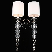 Бра Aployt Floretta APL.842.01.02 цвет плафона/подвески Белый, цвет арматуры Прозрачный, Никель-3