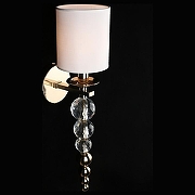 Бра Aployt Floretta APL.842.11.01 цвет плафона/подвески Белый, цвет арматуры Латунь, Прозрачный-3