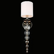 Бра Aployt Floretta APL.842.11.01 цвет плафона/подвески Белый, цвет арматуры Латунь, Прозрачный-5