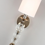 Бра Aployt Floretta APL.842.11.01 цвет плафона/подвески Белый, цвет арматуры Латунь, Прозрачный-11