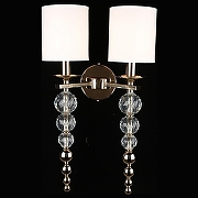 Бра Aployt Floretta APL.842.11.02 цвет плафона/подвески Белый, цвет арматуры Латунь, Прозрачный-8