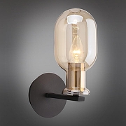 Бра Aployt Stefani APL.901.01.01 цвет плафона/подвески Янтарный, цвет арматуры Бронза, Черный-1