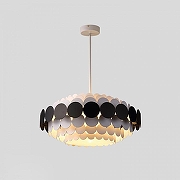 Светильник на штанге Imperiumloft Asola Black By 1mper1umloft ASOLA01 цвет плафона/подвески Белый, Черный, цвет арматуры Белый-1