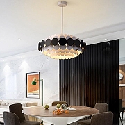Светильник на штанге Imperiumloft Asola Black By 1mper1umloft ASOLA01 цвет плафона/подвески Белый, Черный, цвет арматуры Белый-3