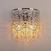 Накладной светильник Abrasax Irma B9118/2CH цвет плафона/подвески Прозрачный, Хром, цвет арматуры Хром-1