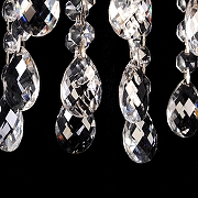 Накладной светильник Abrasax Irma B9118/2CH цвет плафона/подвески Прозрачный, Хром, цвет арматуры Хром-4