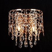 Накладной светильник Abrasax Irma B9118/2GO цвет плафона/подвески Золото, Прозрачный, цвет арматуры Золото-1