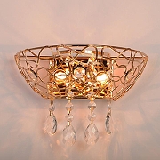 Накладной светильник Abrasax Irma B9119/2GO цвет плафона/подвески Золото, Прозрачный, цвет арматуры Золото-2