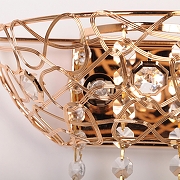 Накладной светильник Abrasax Irma B9119/2GO цвет плафона/подвески Золото, Прозрачный, цвет арматуры Золото-3