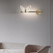 Бра Imperiumloft BABETTA babetta-wall-b01 цвет плафона/подвески Прозрачный, цвет арматуры Латунь-3