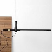 Подвесной светильник Imperiumloft BARCKER BARCKER01 цвет плафона/подвески Черный, цвет арматуры Черный