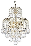 Подвесной светильник Arti Lampadari Bellagio Bellagio E 1.5.30.100 G цвет плафона/подвески Прозрачный, цвет арматуры Золото