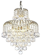 Подвесной светильник Arti Lampadari Bellagio Bellagio E 1.5.40.100 G цвет плафона/подвески Прозрачный, цвет арматуры Золото