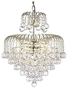 Подвесной светильник Arti Lampadari Bellagio Bellagio E 1.5.50.100 G цвет плафона/подвески Прозрачный, цвет арматуры Золото