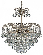 Подвесной светильник Arti Lampadari Bellagio Bellagio E 1.5.50.100 N цвет плафона/подвески Прозрачный, цвет арматуры Никель