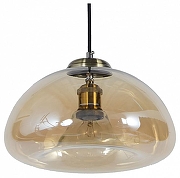 Подвесной светильник Arti Lampadari Bregatto Bregatto E 1.3.P1 BR цвет плафона/подвески Янтарный, цвет арматуры Бронза