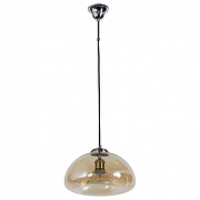 Подвесной светильник Arti Lampadari Bregatto Bregatto E 1.3.P1 BR цвет плафона/подвески Янтарный, цвет арматуры Бронза-1