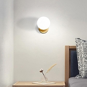 Бра Imperiumloft T1p of the Tongue BRUME01 цвет плафона/подвески Белый, цвет арматуры Латунь-3