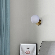 Бра Imperiumloft T1p of the Tongue BRUME01 цвет плафона/подвески Белый, цвет арматуры Латунь-5