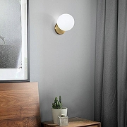 Бра Imperiumloft T1p of the Tongue BRUME01 цвет плафона/подвески Белый, цвет арматуры Латунь-6