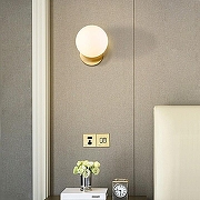 Бра Imperiumloft T1p of the Tongue BRUME01 цвет плафона/подвески Белый, цвет арматуры Латунь-10